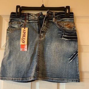 Brand new denim skirt
